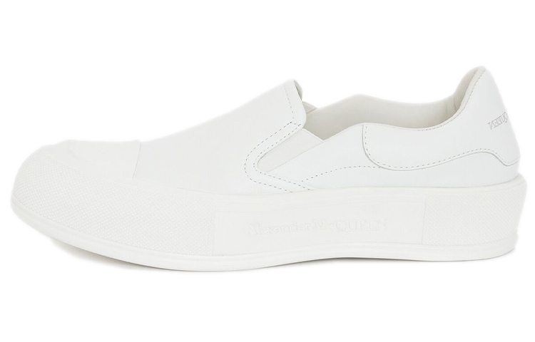 Alexander McQueen Deck Skate 'Triple White' 654595-WHZT8-9065