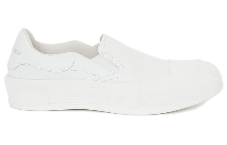 Order 亞歷山大·麥昆 Deck 舒適耐磨 時尚板鞋 男款 雪白