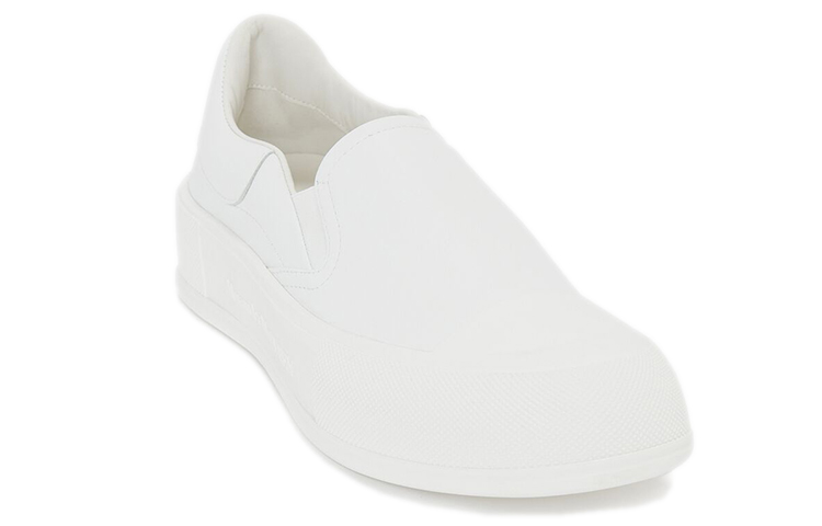 Lookbook 亞歷山大·麥昆 Deck 舒適耐磨 時尚板鞋 男款 雪白