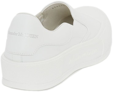 Alexander McQueen Deck Skate 'Triple White' Sepatu Putih Polos 654595-WHZT8-9065 Shop Alexander McQueen Deck Skate 'Triple White' Sepatu Putih Polos 654595-WHZT8-9065