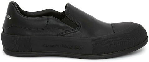 Alexander McQueen Deck Skate Plimsoll 'Hitam' 654595WHZT81000 Order Alexander McQueen Deck Skate Plimsoll 'Hitam' 654595WHZT81000