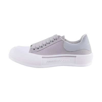 Alexander McQueen Deck Plimsoll Low 'Lilac Grey'