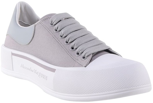 亚历山大麦昆拼接滑板运动鞋'淡紫色灰' 654594W4MVH1497 Order 亚历山大麦昆拼接滑板运动鞋'淡紫色灰' 654594W4MVH1497