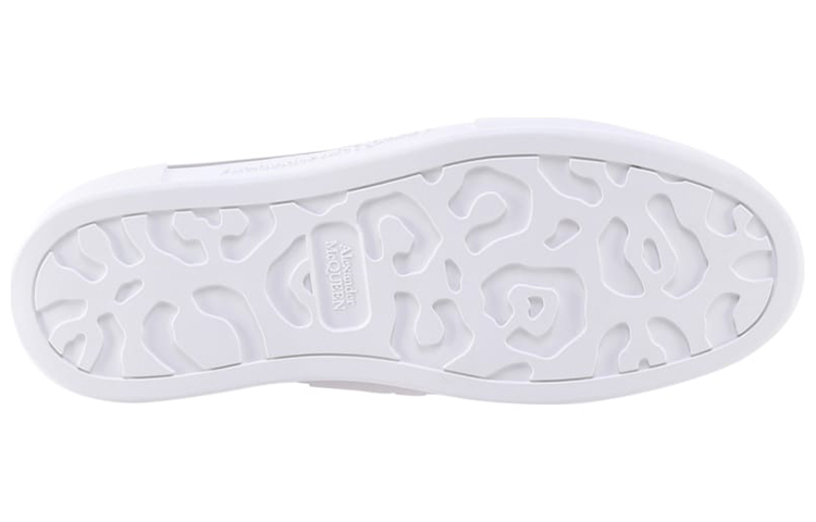 Shop Alexander McQueen Deck Skate Plimsoll Lace Up 'Abu Abu Ungu Muda' 654594W4MVH1497