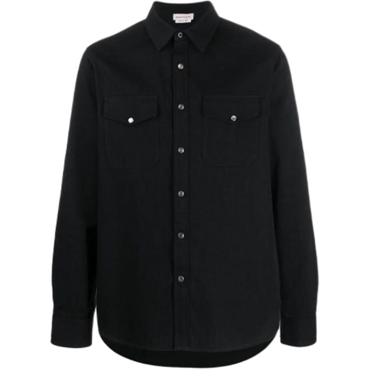 Alexander McQueen Embroidered Denim Jacket for Men 610153QOY45-1001