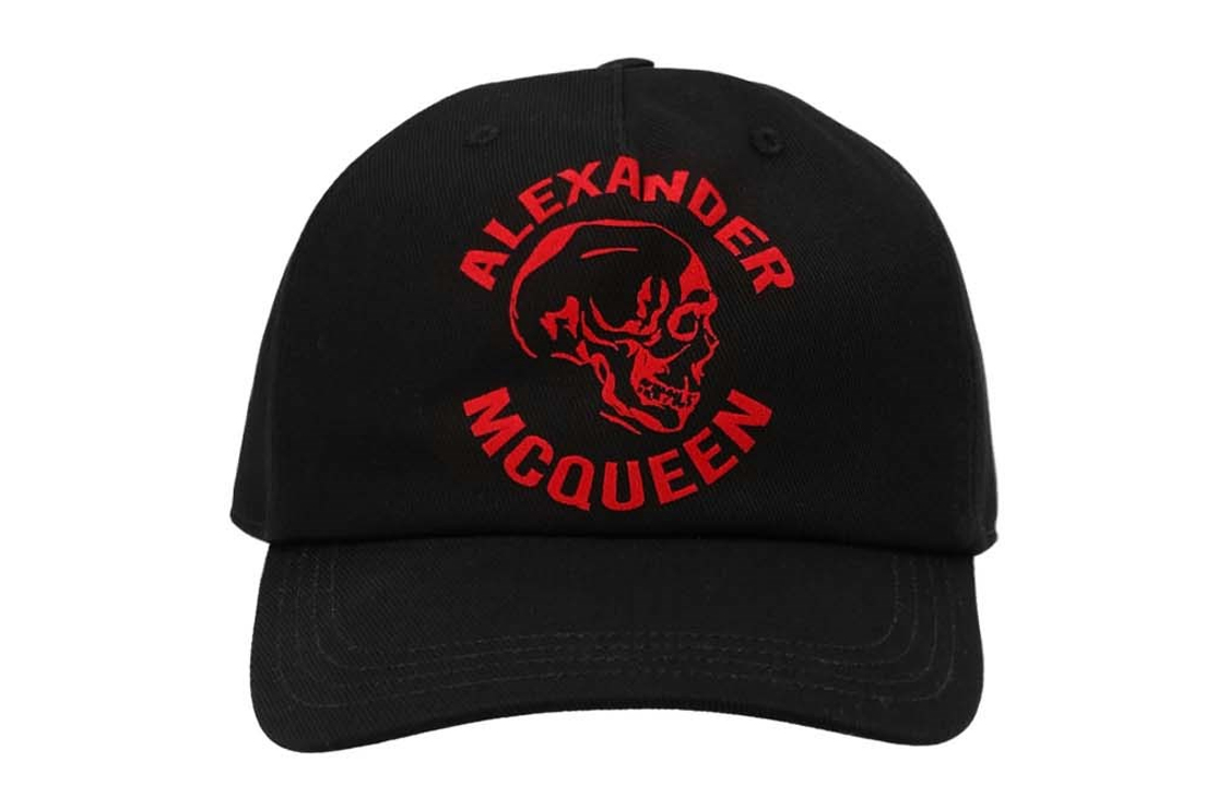 Alexander McQueen Fashion Casual Black Baseball Cap 6802474105Q1074