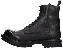 Alexander McQueen Fashion Leather Ankle Boots 'Black' 667910WHSZ31000 Alexander McQueen Fashion Leather Ankle Boots 'Black' 667910WHSZ31000