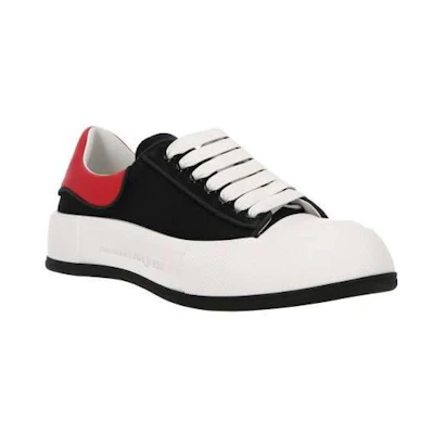 Alexander McQueen Floral Flat Sneakers JW '219751437873096961'