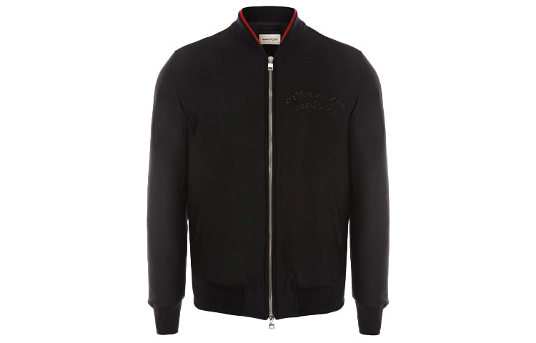 Order アレキサンダー・マックイーン FW20 クリスタル装飾ウールテーラードジャケット メンズ ブラック 599313-QOU32-1000