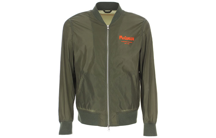 Alexander McQueen FW21 Aviator Jacket Military Green 662325-QRR65-3950