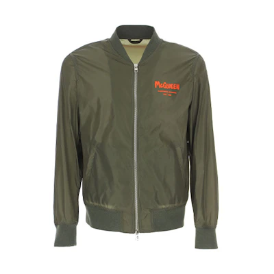 Alexander McQueen FW21 Aviator Jacket Military Green 662325-QRR65-3950