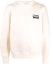 Buy Alexander McQueen FW21 Beige Graphic Loose Fit Crewneck Sweatshirt Mens. 664680-QRX55-9545