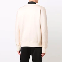 Purchase Alexander McQueen FW21 米色圖案寬鬆版男士圓領長袖上衣. 664680-QRX55-9545