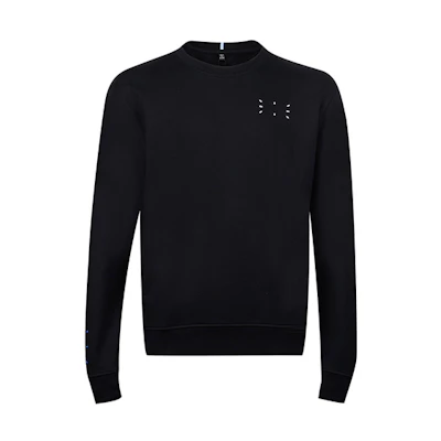 Alexander McQueen FW21 Chest Detail Crewneck Sweatshirt Black () 624715-RQR20-1000