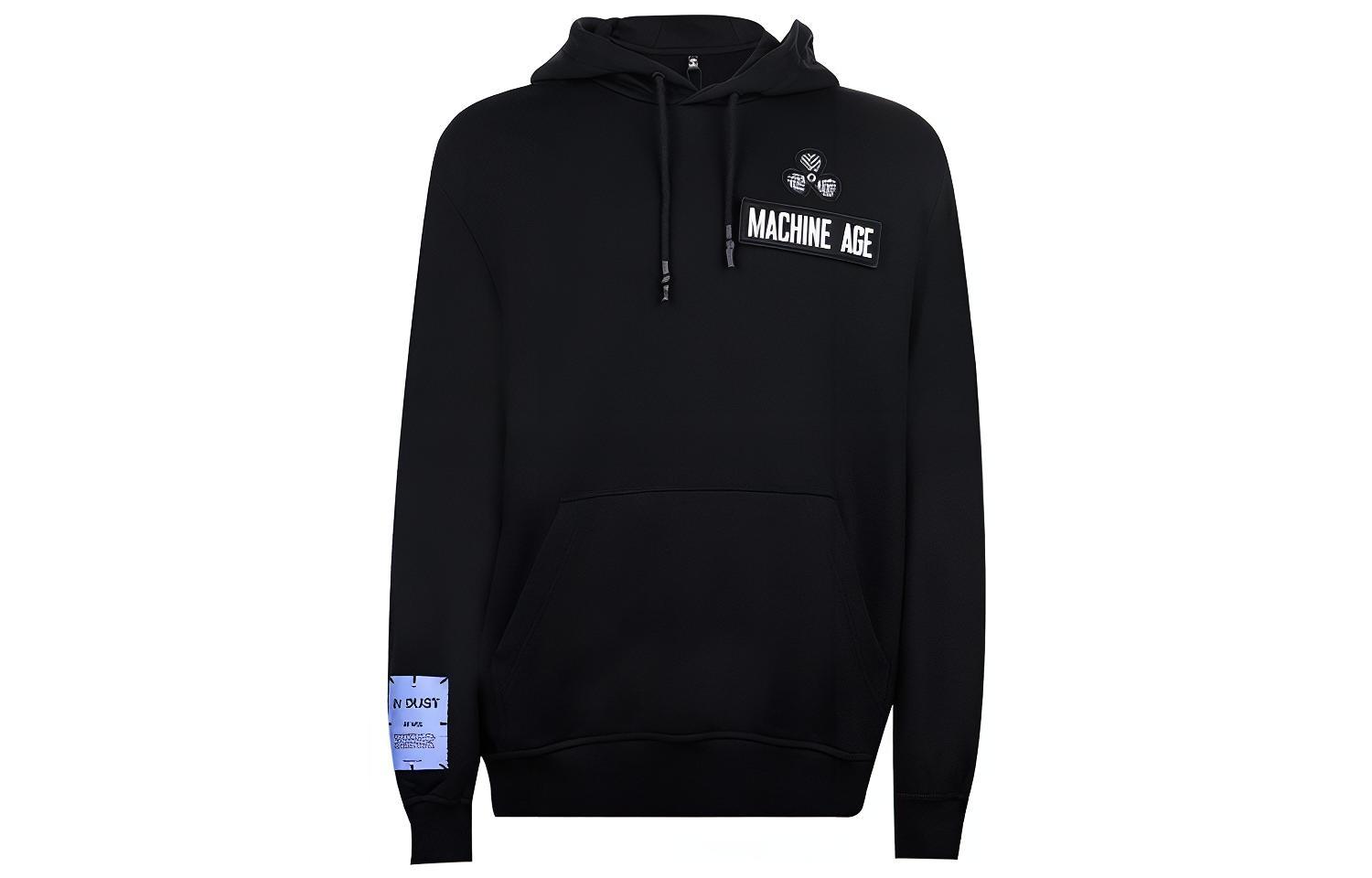 Alexander McQueen FW21 Logo Appliqué Hoodie Black 624727-RRT58-1000