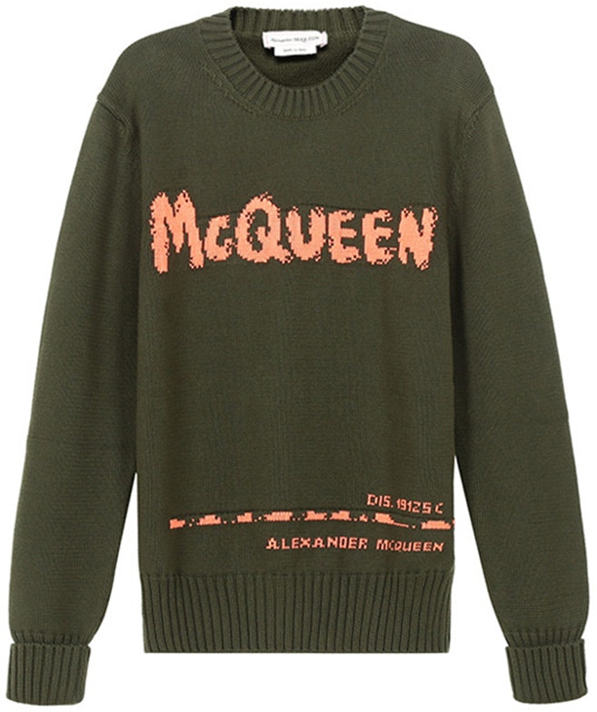 alexander-mc-queen-fw-21-logo-crewneck-knit-sweater-military-green-626454-q1-wzl-3355