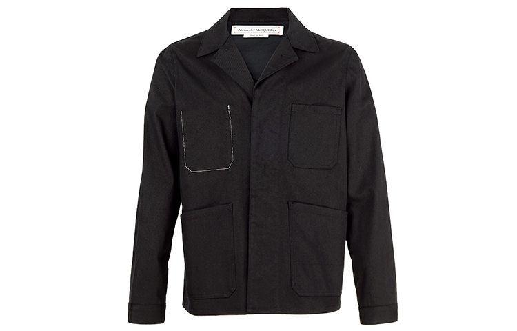 Alexander McQueen FW21 Logo Jacket Black () 644900-QRY32-1000