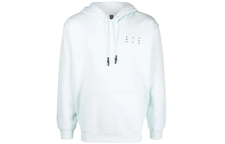 Alexander McQueen FW21 Logo Light Blue Pullover Hoodie () 624727-RQR20-4031