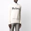 Shop 알렉산더 맥퀸 FW21 로고 프린트 크루넥 스웨터 화이트 626454-Q1WZL-9227