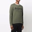 Purchase 알렉산더 맥퀸 FW21 로고 프린트 그린 맨즈 크루넥 스웻셔츠. 688713-QSZ81-0904