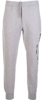 Alexander McQueen FW21 Logo Print Jogger Knit Pants Grey White. 662580QRZ710902 Alexander McQueen FW21 Logo Print Jogger Knit Pants Grey White. 662580QRZ710902