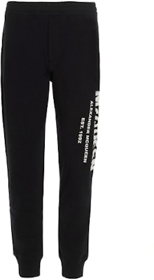 Alexander McQueen FW21 Logo Print Jogger Sweatpants Black 662580-QRZ71-0901 Buy Alexander McQueen FW21 Logo Print Jogger Sweatpants Black 662580-QRZ71-0901