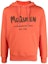 Order Alexander McQueen FW21 Logo Print Hoodie Oren untuk Lelaki. 665401-QRZ71-0909