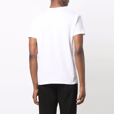 Alexander McQueen Kaos Pendek Slim Fit Putih Pola FW21 Pria 666612-QRZ91-0900 Shop Alexander McQueen Kaos Pendek Slim Fit Putih Pola FW21 Pria 666612-QRZ91-0900