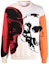 Buy 알렉산더 맥퀸 FW21 스컬 인타르시아 크루넥 스웨터 화이트 663626-Q1RSX-5771