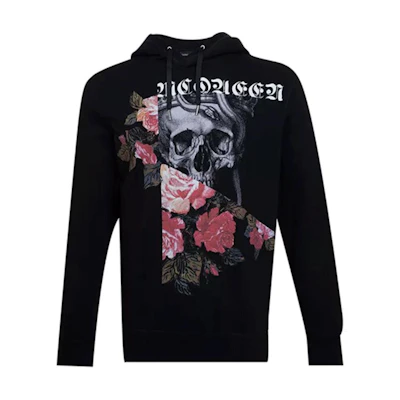 Alexander McQueen FW21 Skull Print Hoodie Black AM5203-21QLZ-93