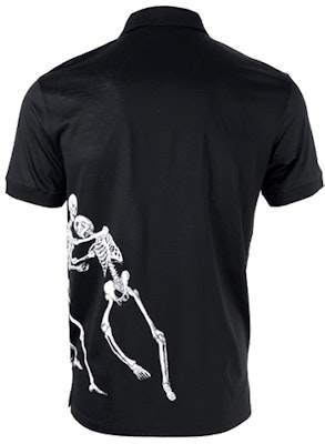 Alexander McQueen FW21 Kemeja Polo Lengan Pendek Cetak Skull Hitam 662555-QRZ80-0901 Lookbook Alexander McQueen FW21 Kemeja Polo Lengan Pendek Cetak Skull Hitam 662555-QRZ80-0901
