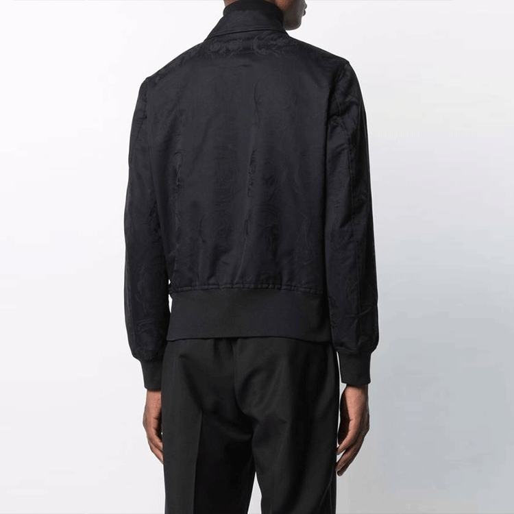 Purchase Alexander McQueen FW21 Solid Black Zipper Jacket. 662319-QRS21-1000