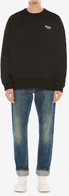 亚历山大麦昆FW21纯色黑色长袖卫衣. 659611-QRX87-1000 Lookbook 亚历山大麦昆FW21纯色黑色长袖卫衣. 659611-QRX87-1000