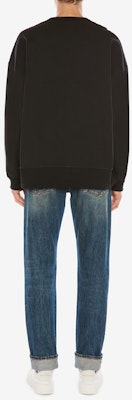 亚历山大麦昆FW21纯色黑色长袖卫衣. 659611-QRX87-1000 Shop 亚历山大麦昆FW21纯色黑色长袖卫衣. 659611-QRX87-1000