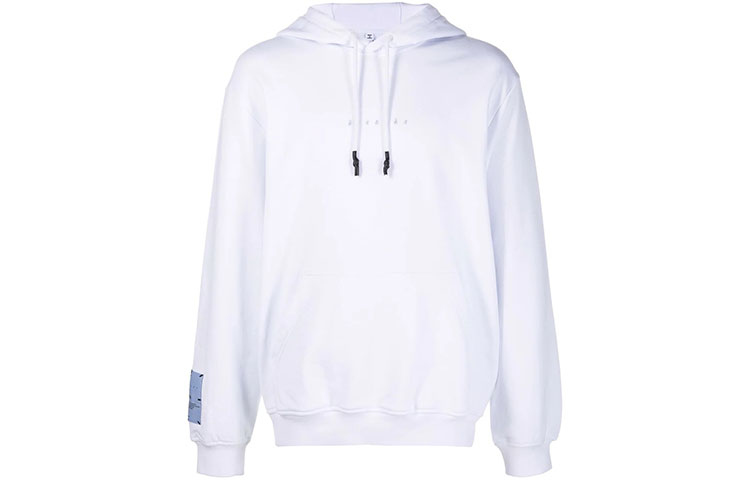 Alexander McQueen FW21 Tie-Dye Logo Hoodie White 624727-RRT74-9000