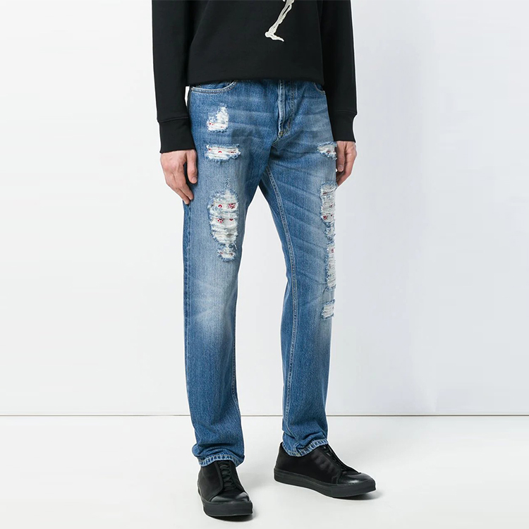 Purchase Alexander McQueen FW21 復古直筒牛仔褲 男款 藍色 505409-QKY39-4001