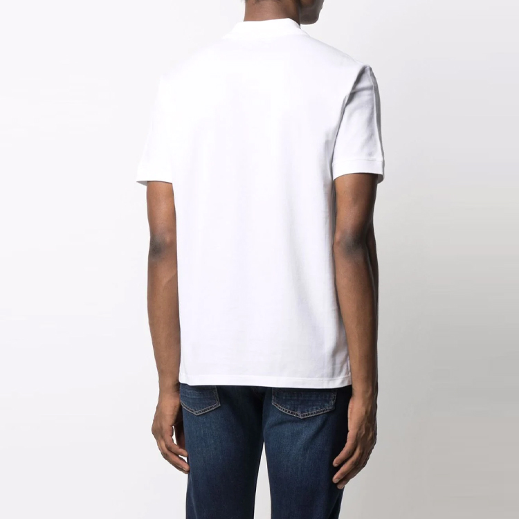 Shop 亚历山大·麦昆 FW21 白色印字短袖POLO衫 662551-QRX33-9000