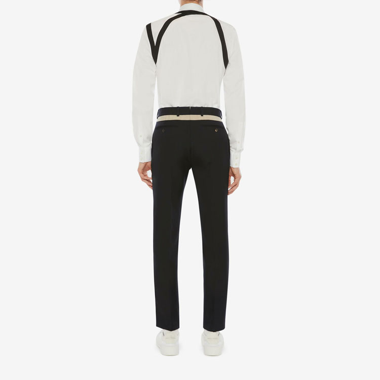 Purchase Pantalones Cargo de Lana Alexander McQueen FW21 para Hombre. 653529-QRU58-4100