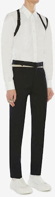 Pantalones Cargo de Lana Alexander McQueen FW21 para Hombre. 653529-QRU58-4100 Details for Pantalones Cargo de Lana Alexander McQueen FW21 para Hombre. 653529-QRU58-4100