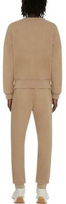 Alexander McQueen FW22 米色純色彈性腰圍休閒長褲 727811-QUX63-9502 Shop Alexander McQueen FW22 米色純色彈性腰圍休閒長褲 727811-QUX63-9502