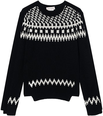 Alexander McQueen FW22 Black Crewneck Cashmere Knit Sweater. 712778-Q1XGB-1001 Buy Alexander McQueen FW22 Black Crewneck Cashmere Knit Sweater. 712778-Q1XGB-1001