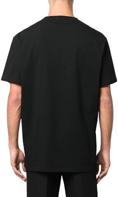 Alexander McQueen Baju-T Hitam Logo Cetak Lengan Pendek FW22 649876-QTZ56-0901 Purchase Alexander McQueen Baju-T Hitam Logo Cetak Lengan Pendek FW22 649876-QTZ56-0901