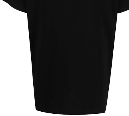 Alexander McQueen Baju-T Hitam Logo Cetak Lengan Pendek FW22 649876-QTZ56-0901 Sizing Alexander McQueen Baju-T Hitam Logo Cetak Lengan Pendek FW22 649876-QTZ56-0901