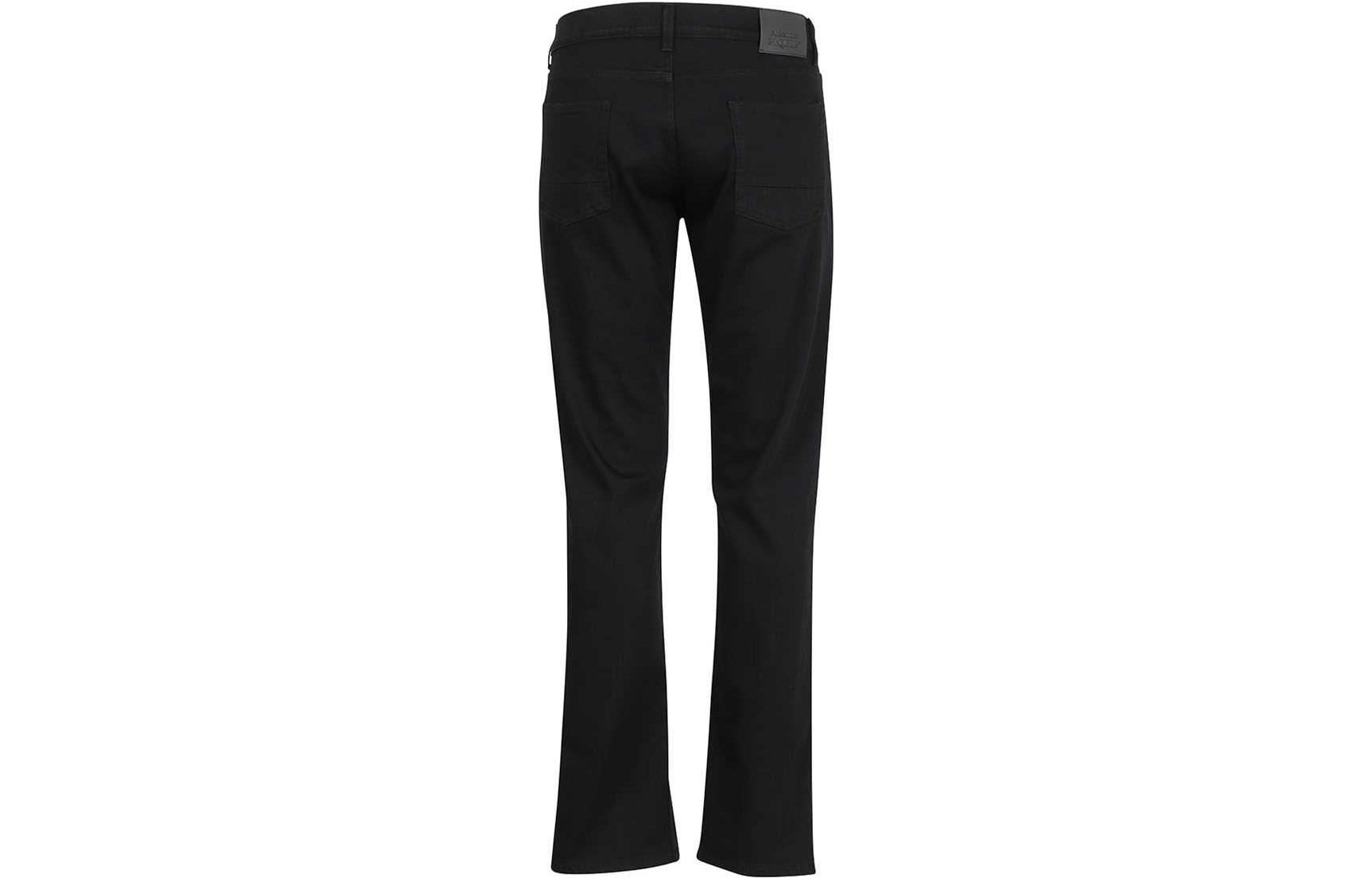 Lookbook Alexander McQueen FW22 黑色低腰修身直筒牛仔褲 705174-QTY49-1000