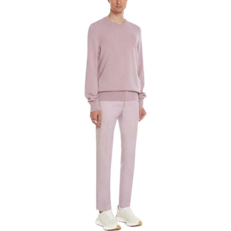 Purchase Alexander McQueen FW22  Light Purple Crewneck Cashmere Sweater. 684310-Q1JCP-5953