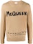 Order Alexander McQueen FW22 Logo 提花套頭毛衣棕色款式 626454-Q1WZL-2074