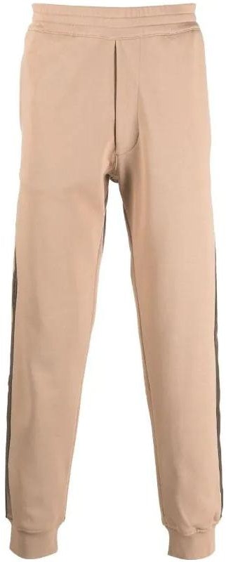 alexander-mc-queen-fw-22-logo-trim-elastic-knit-joggers-in-camel-brown-705012-qtx-75-0906