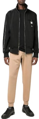 알렉산더 맥퀸 FW22 로고 트림 엘라스틱 니트 조거 팬츠 카멜 브라운 705012-QTX75-0906 Lookbook 알렉산더 맥퀸 FW22 로고 트림 엘라스틱 니트 조거 팬츠 카멜 브라운 705012-QTX75-0906