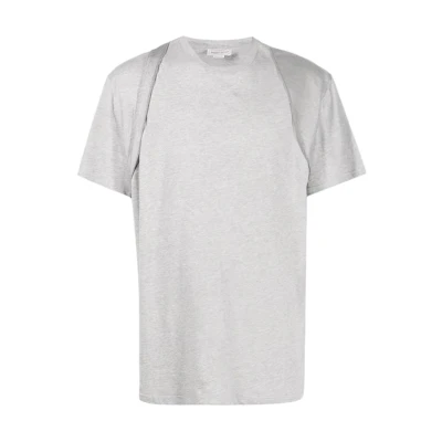 Alexander McQueen FW22 Raglan Short Sleeve Tee Grey Relaxed Fit 639972QTX041-401