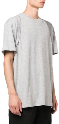 アレキサンダー・マックイーン FW22 ラグラン半袖Tシャツ グレー リラックスフィット 639972QTX041-401 Shop アレキサンダー・マックイーン FW22 ラグラン半袖Tシャツ グレー リラックスフィット 639972QTX041-401